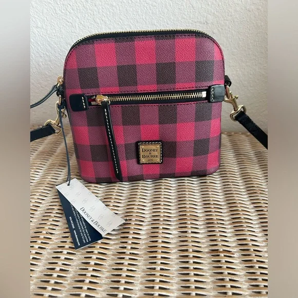 Dooney & Bourke Tucker Domed Crossbody Red - Picture 4 of 10